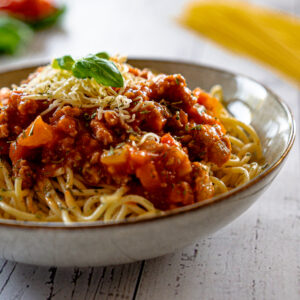 Spaghetti bolognese